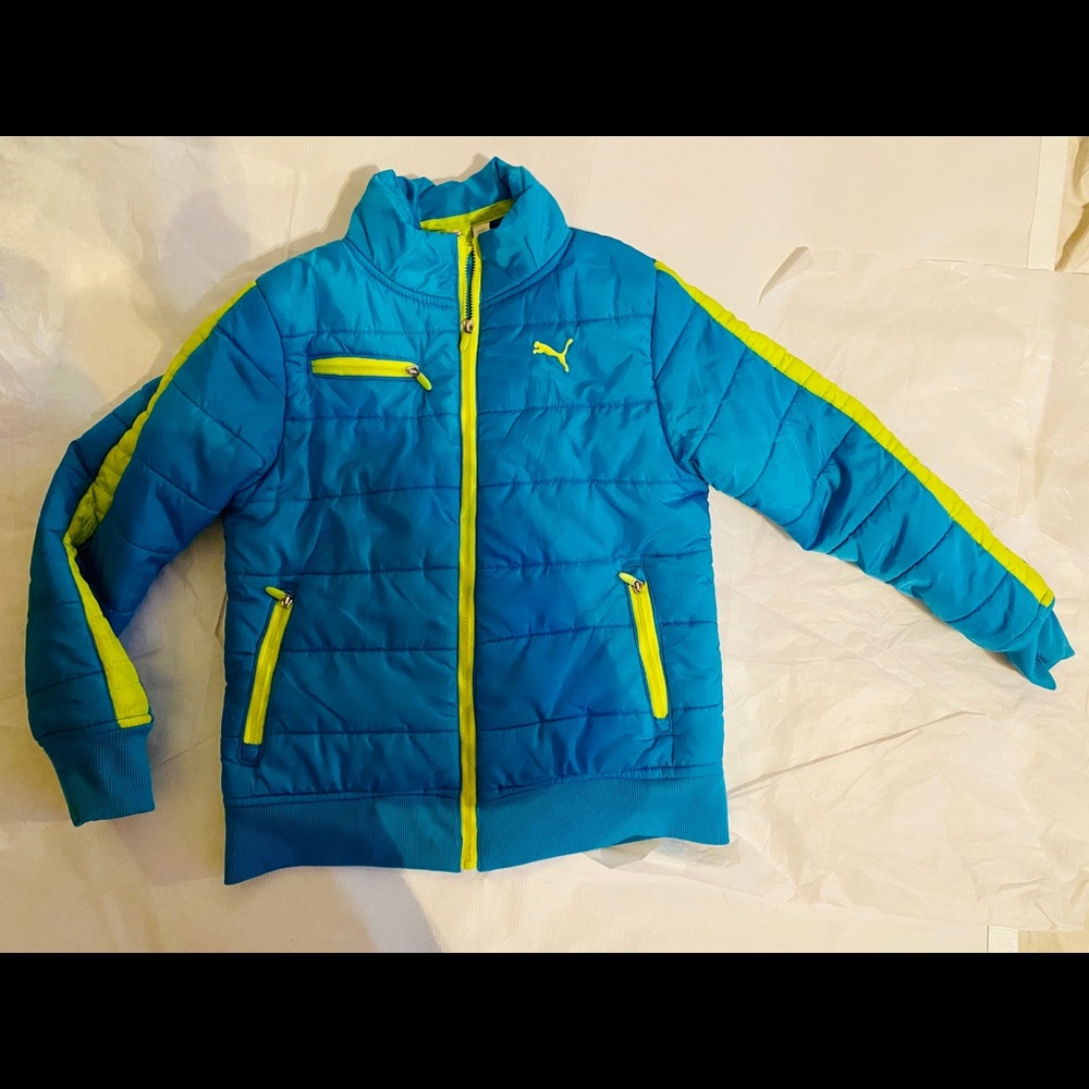 Puma girls size M puffer coat